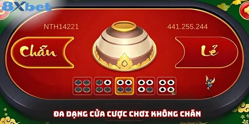 Đa dạng cửa cược chơi không chán