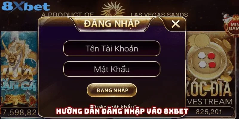 Hướng dẫn đăng nhập vào 8xbet