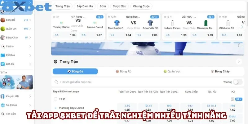 Tải app 8xbet để trải nghiệm nhiều tính năng Tải app 8xbet để trải nghiệm nhiều tính năng