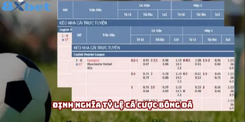Thông tin định nghĩa tỷ lệ cá cược bóng đá Thông tin định nghĩa tỷ lệ cá cược bóng đá